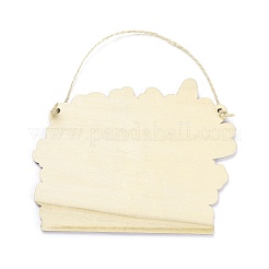 Panneau de densité du jour de l'indépendance ornement mural en bois pendentifs de plaque de porte&nbsp;HJEW-C004-04