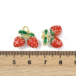 Pendentifs d'émail en laiton &nbsp;KK-H072-18G-14