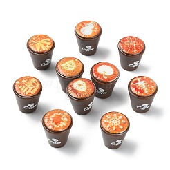40 Stück Harz-Kaffee-Modell-Ornamente&nbsp;AJEW-CJ0001-74