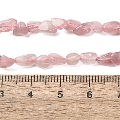 Natürlichen Rosenquarz Perlen Stränge&nbsp;G-I389-A03