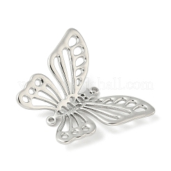 Breloques connecteurs papillon creux en acier inoxydable 304&nbsp;STAS-L293-16A-P