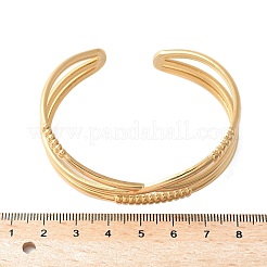 Bracelets manchettes en acier inoxydable 304 pour femmes&nbsp;BJEW-U032-16G