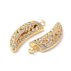 Ottone micro spianare pendenti zirconi&nbsp;ZIRC-I063-46G-02