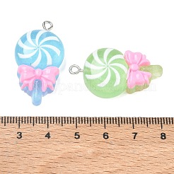 Résine dépolie avec pendentifs en alliage&nbsp;RE-CBA14F0-05