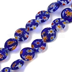 Handgemachte Millefiori Bunte Malerei Perlen Stränge&nbsp;LAMP-G166-17B-04