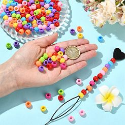208pcs perles européennes acryliques&nbsp;OHAR-FS0001-02B