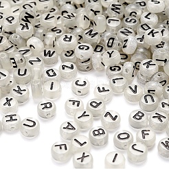 300pcs Acrylperlen im Emaille-Stil&nbsp;SACR-YW0001-25