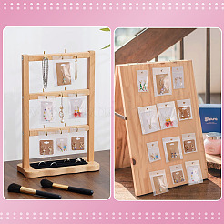 100 Stück 2 Stile quadratische Ohrring-Displaykarten aus Papier und rechteckige Schlüsselanhänger-Displaykarten&nbsp;CDIS-TA0001-49A