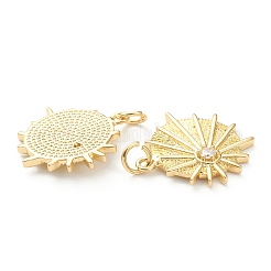 Pendentifs en laiton zircon cubique transparent&nbsp;ZIRC-P200-16