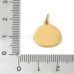 304 Edelstahl-Emaille-Anhänger&nbsp;STAS-A145-01A-G