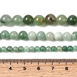 Grade ab natürliche grüne Aventurin Perlenstränge&nbsp;G-G666-01A