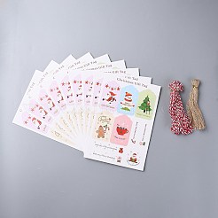 Étiquettes en papier thème noël&nbsp;X1-CDIS-H003-03
