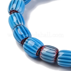 Fili di perline a lume lavorate a mano con motivo chevron&nbsp;LAMP-K041-01B-07