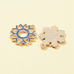 6 Stück 6 Stile Weihnachtsanhänger aus Zinklegierung und Emaille&nbsp;FIND-FS0001-78