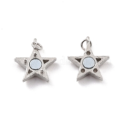 Anti-ossidazione placcato rodio 925 fermagli magnetici in argento sterling&nbsp;STER-A001-04P