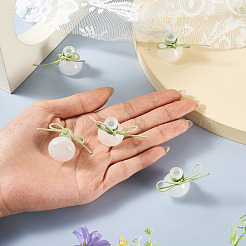 5 Stück Miniatur-Glasvasenflaschen mit Polyesterkordel&nbsp;AJEW-TAC00056
