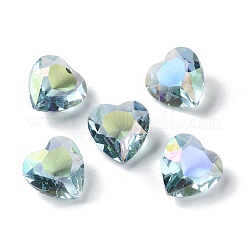 Cabochons en verre transparent strass&nbsp;RGLA-B003-03A