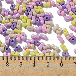 Opake Einbrennfarbe Glasperlen&nbsp;SEED-K009-01A-27