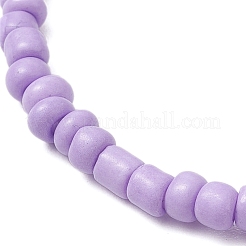 8 Stück Stretch-Armband-Set aus Glasperlen in 8 Farben&nbsp;BJEW-JB11234