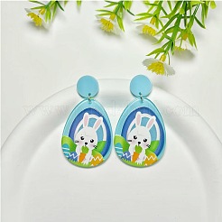 Boucles d'oreilles en acrylique&nbsp;FS-WG1A8FE-01