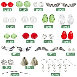 DIY-Set zur Herstellung weihnachtlicher Ohrhänger&nbsp;DIY-SC0018-92