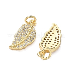 Messing micro pave klar zirkonia charme&nbsp;KK-F930-04G