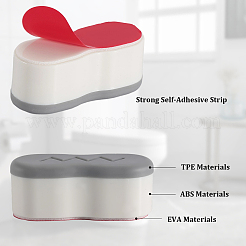 Bidet-Toilettensitzpuffer aus ABS-Kunststoff mit starkem Klebstoff für Toilettendeckel&nbsp;AJEW-WH20060-61B