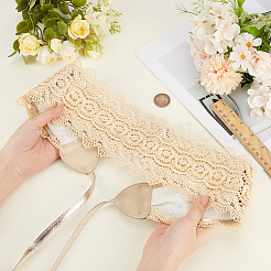 1 Stück Kunstleder-Spitzen-Blumen-Wickelgürtel für Damen&nbsp;AJEW-CL0002-88A