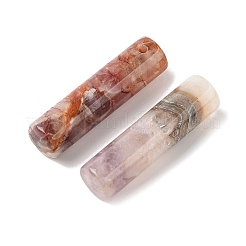 Natürliche Amethyst-Spitzenachat-Anhänger&nbsp;G-A244-06