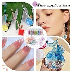 Cabujones de arcilla polimérica y cuentas de plástico hechos a mano de 120 g y 12 colores para hacer joyas de diy.&nbsp;CLAY-YW0002-60