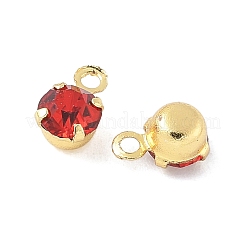 Messing Glas Anhänger / charms&nbsp;KK-C097-08G-01