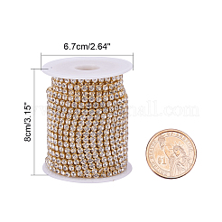 Chaînes en laiton avec strass&nbsp;CHC-T001-SS18-01C