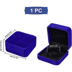 Scatola quadrata per bracciale in velluto. custodia regalo per braccialetto&nbsp;CON-WH0088-33C