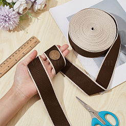 100 verges de rubans en polyester&nbsp;SRIB-WH0011-081A