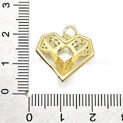 Ottone micro spianare pendenti zirconi&nbsp;KK-Z100-20G-02