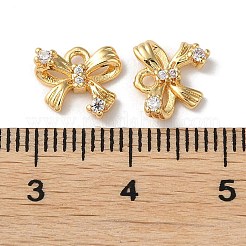 Pendentifs en laiton de placage de rack avec zircone cubique&nbsp;KK-M264-02G