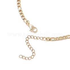 Collane con catena figaro in acciaio inossidabile 304&nbsp;NJEW-TA00212