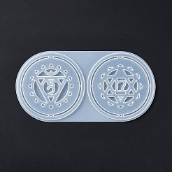 Meditations-Yoga-Anhänger Cup Mat Silikonformen&nbsp;LS-DIY-B056-02B