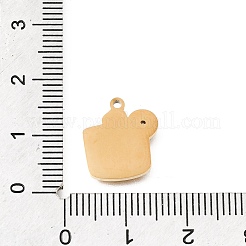 Pendentifs en acier inoxydable 304 émaillés&nbsp;STAS-E531-04G
