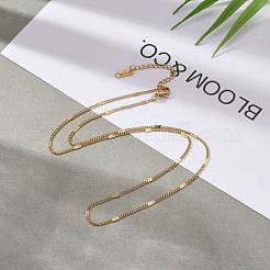 Collares de cadena fígaro de acero inoxidable 304&nbsp;NJEW-JN03487-01