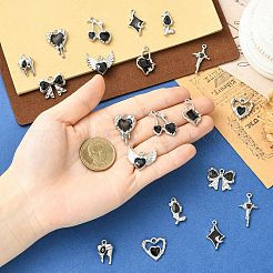 20pcs 10 styles de pendentifs en émail en alliage&nbsp;ENAM-CJ0007-52