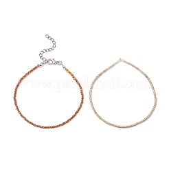 Stretch-Armbänder-Set aus Glasperlen für Damen&nbsp;BJEW-JB11712
