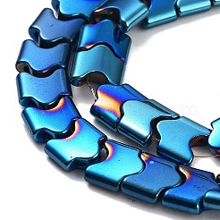 Chapelets de perles hématite synthétique sans magnétique&nbsp;G-P545-I01-01E