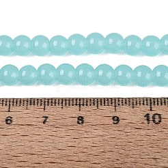 Chapelets de perles en verre imitation jade&nbsp;GLAA-T032-J6mm-06