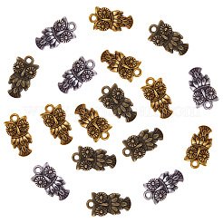 Tibetischer stil Aluminium Anhänger & Charms&nbsp;TIBEP-CJ0001-16