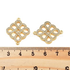 Micro-pave en laiton plaqué en rack&nbsp;KK-S379-21G