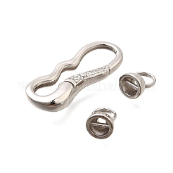 925 Faltschließe aus Sterlingsilber mit Zirkonia&nbsp;STER-R011-01P