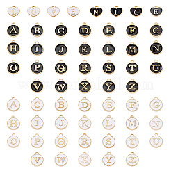 92 breloque en émail avec lettres initiales de l'alphabet A à Z&nbsp;ENAM-TA0003-50