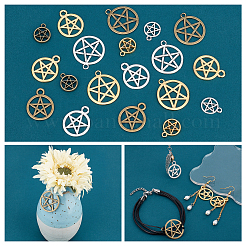 108pcs 9 pendentifs en alliage de zinc de style&nbsp;FIND-PH0004-23