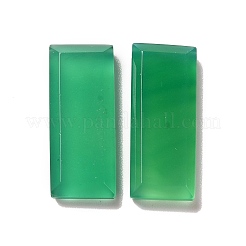 Cabochon di agata onice verde naturale tinta e riscaldata&nbsp;G-G975-04A-01